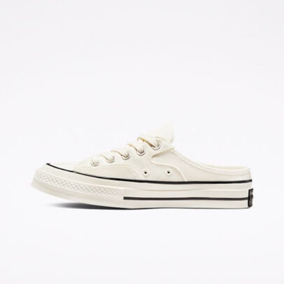 NIB! Converse Chuck 70 Women's Low Top Mules, White, US: 7, 7.5, 8, 8.5, 9, 9.5 - Picture 4 of 10